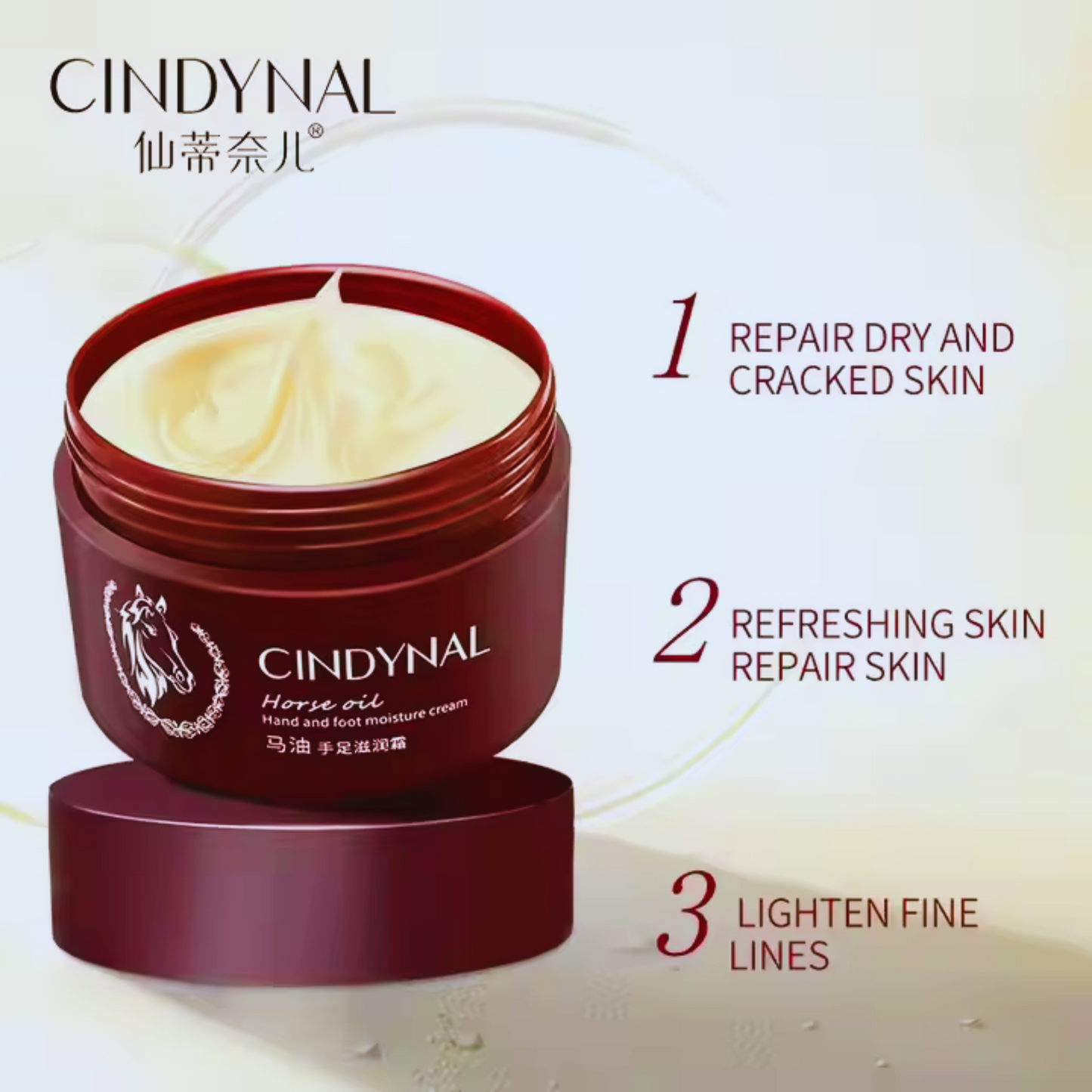 Luxury Foot Care Cream Skin Revitalizer Exfoliating Organic Horse Oil Hand and Foot Cream Lightening Creams - DermaFix Solutions