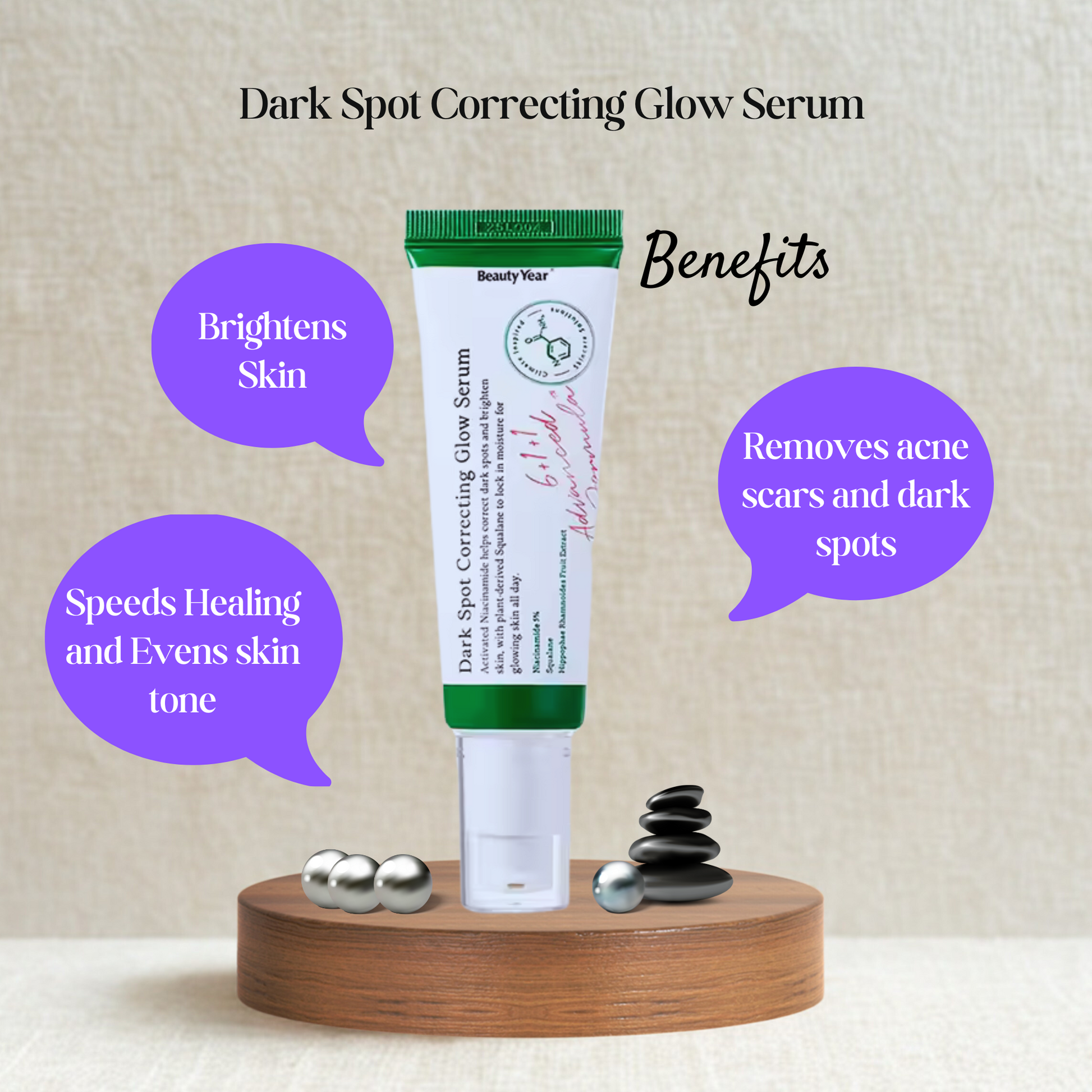 Beauty Products 50ml Skin Care Facial Serum Brightening Moisturizing Dark Spot Correcting Niacinamide Serum for All Skin Types - DermaFix Solutions